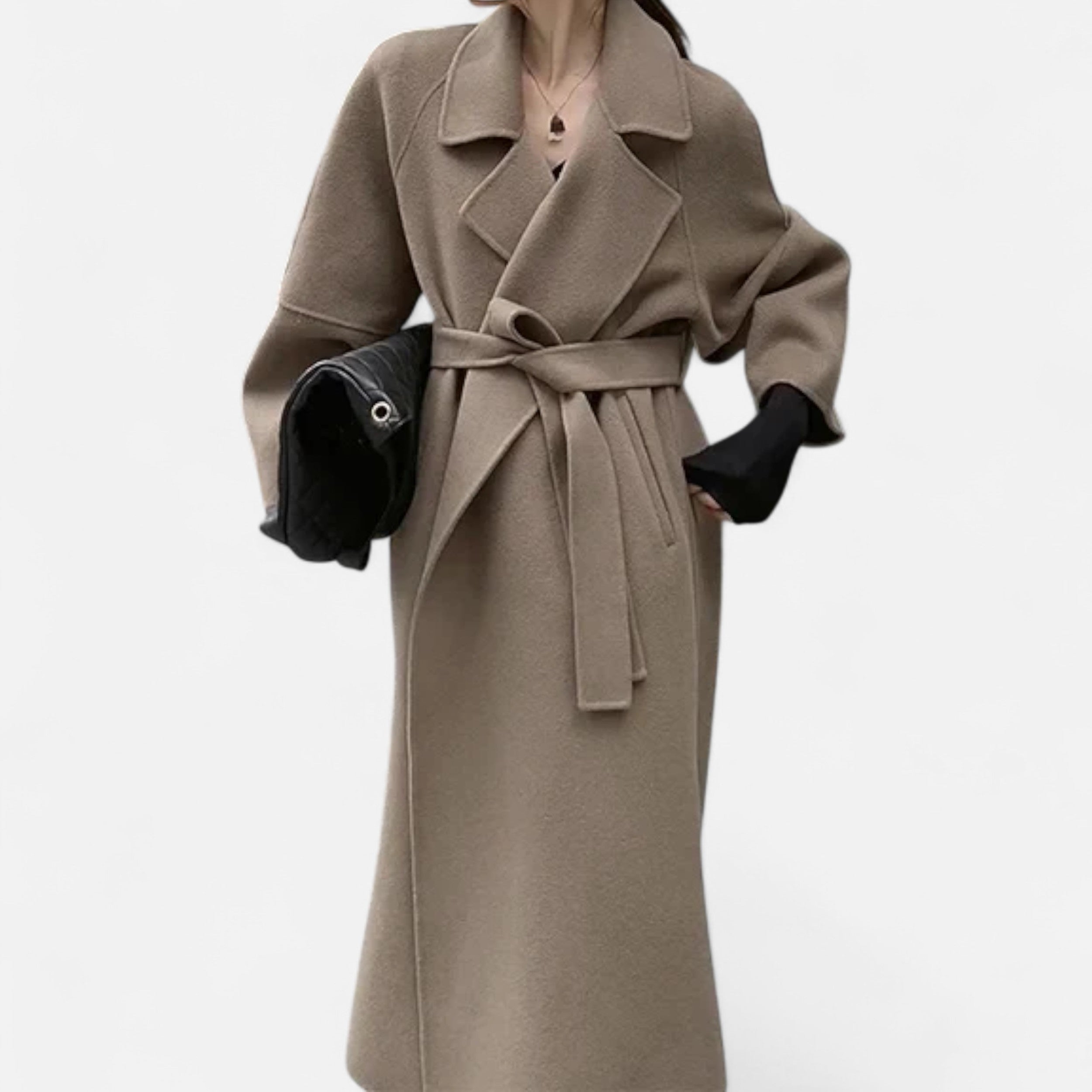 Sauvoire | Manteau élégant pour femme - Style cache-cœur