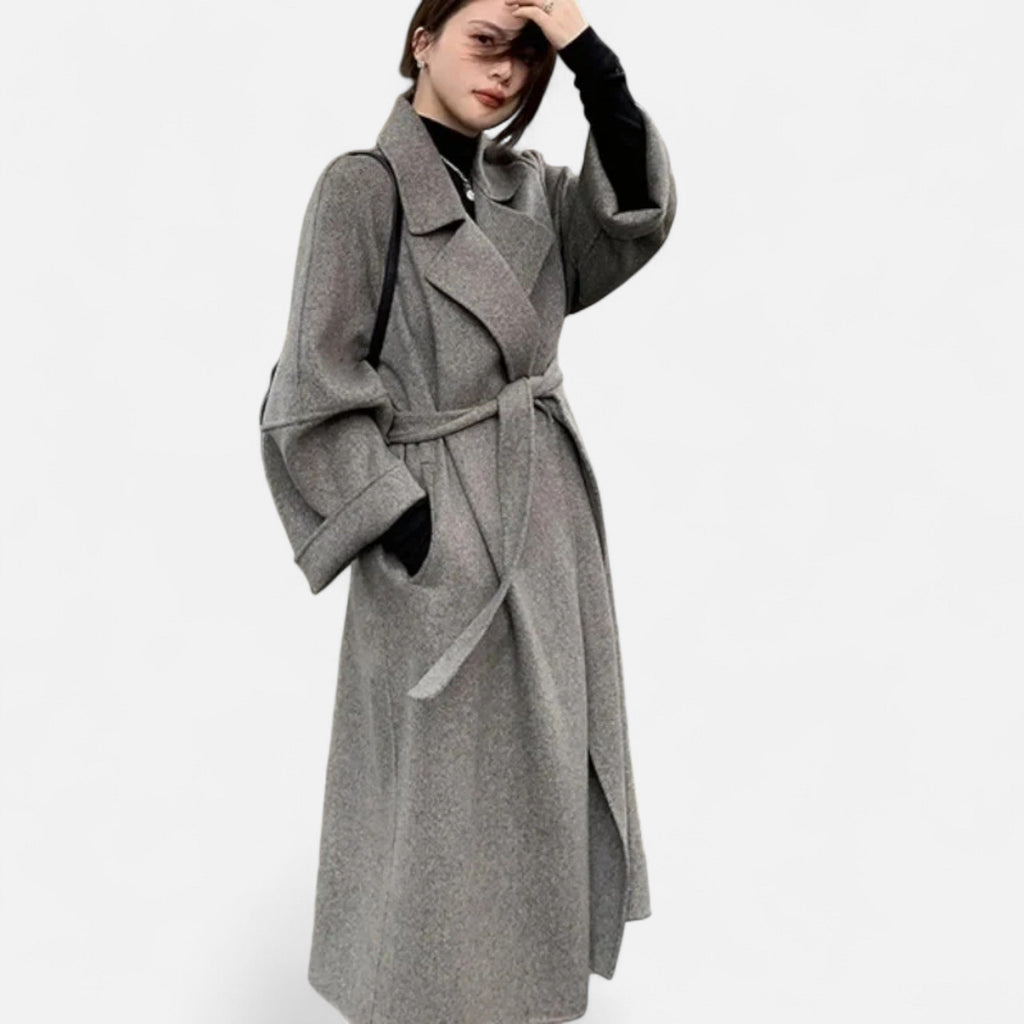 Sauvoire | Manteau élégant pour femme - Style cache-cœur