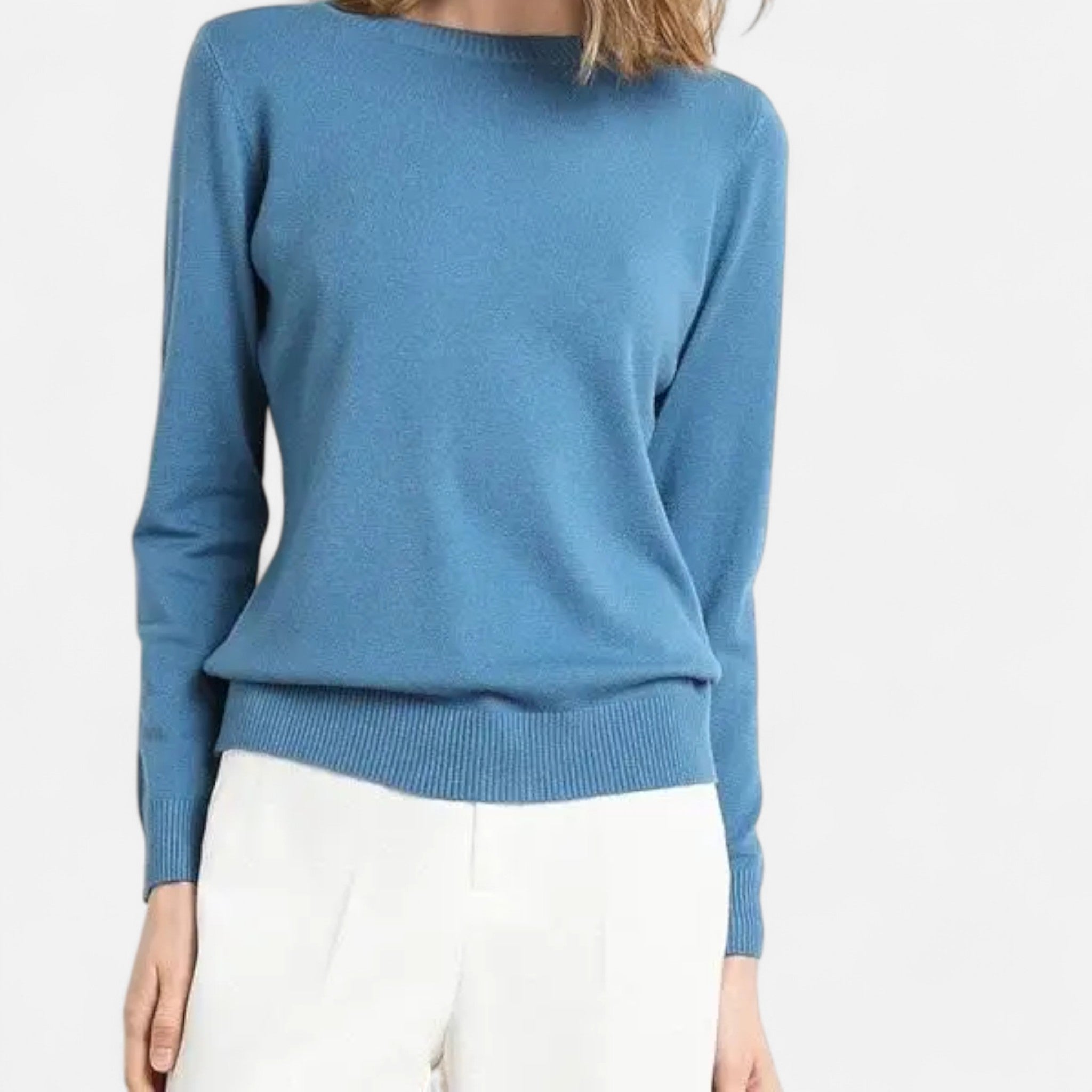 Sauvoire | Pull Femme en Laine Mérinos – Col Rond