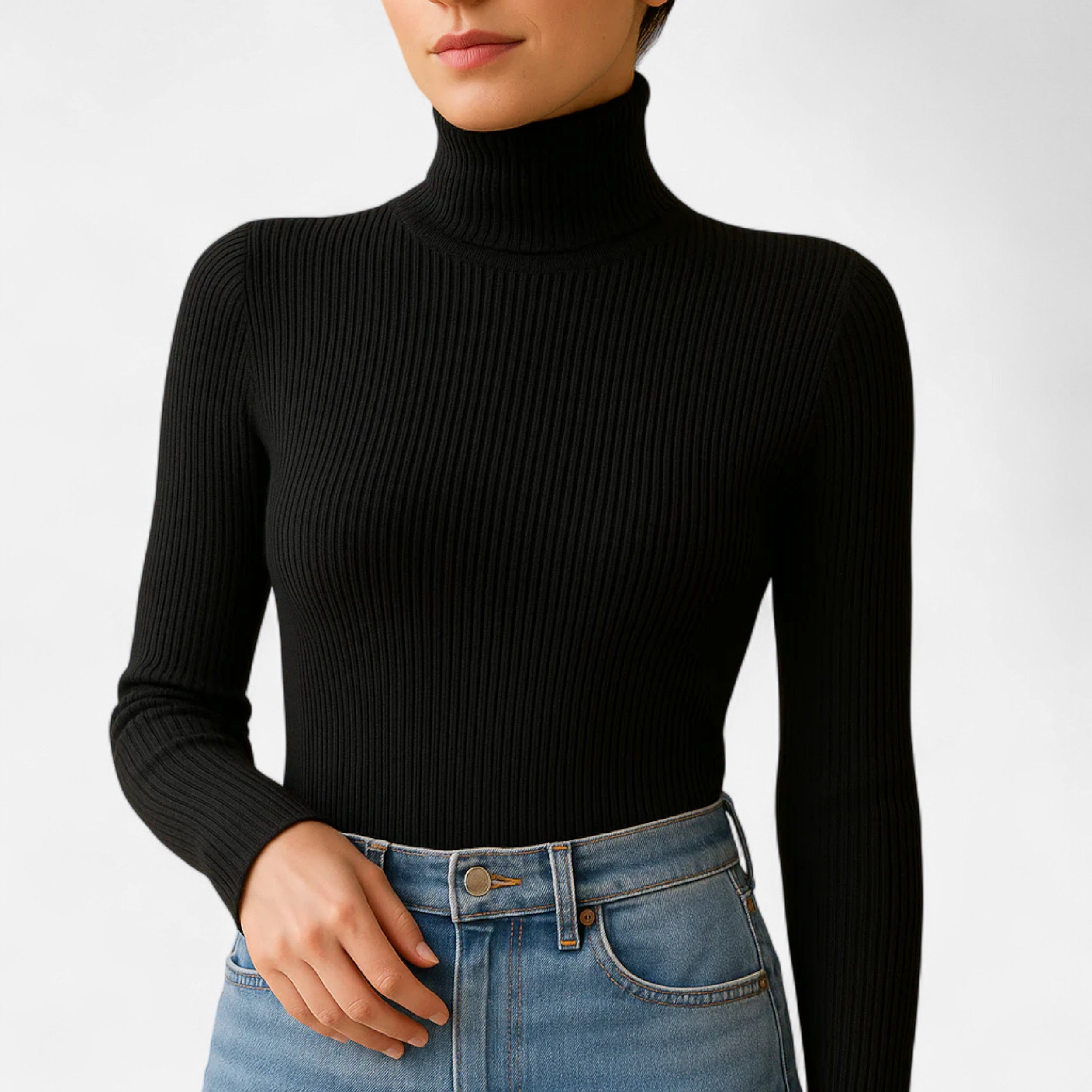 Sauvoire | Col roulé élégant pour femme