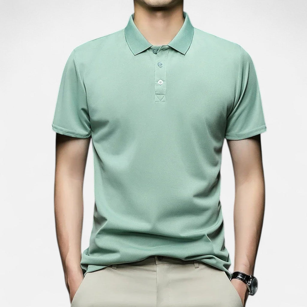 Sauvoiré | Polo Homme Uni Respirant Style Riviera
