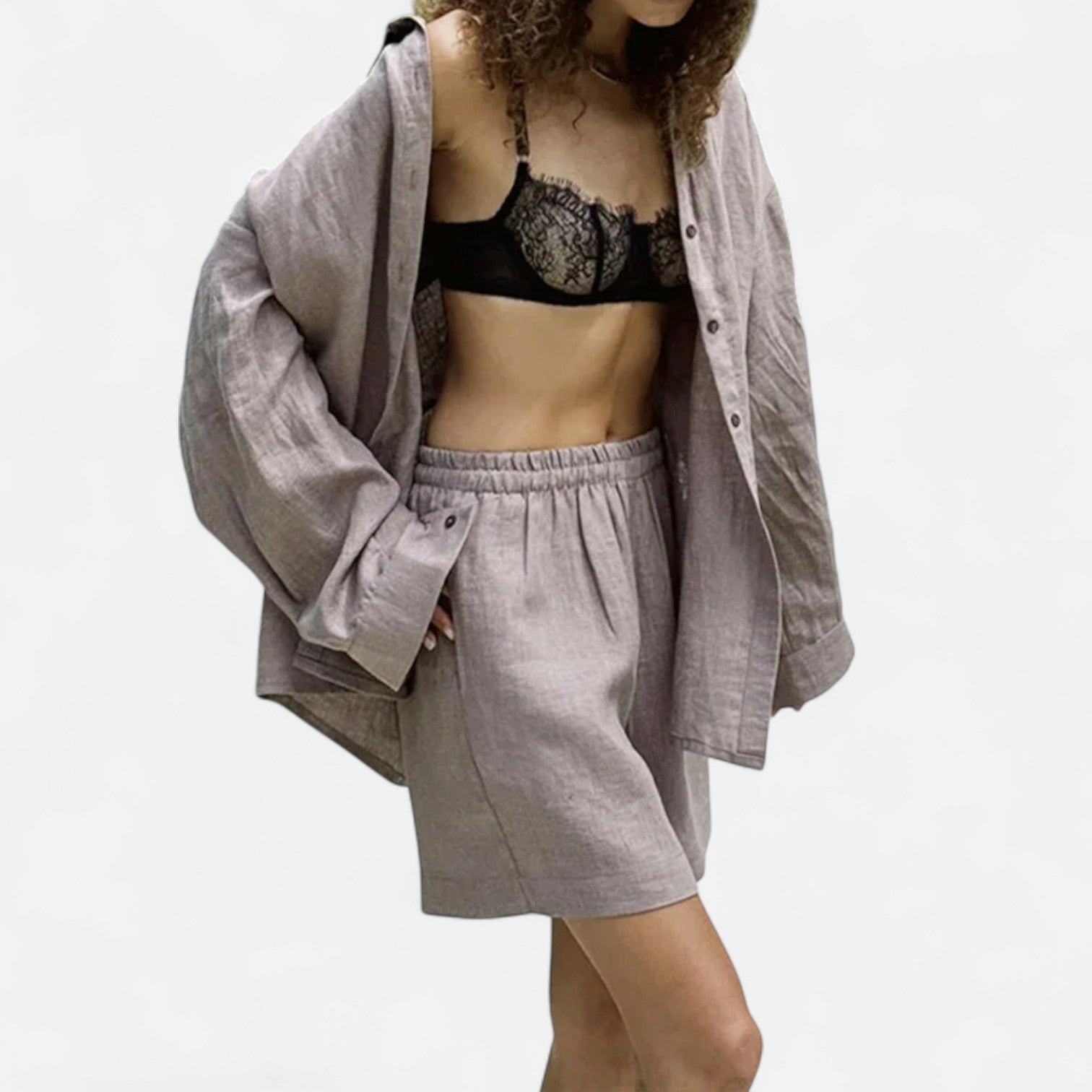 Sauvoire | Ensemble Femme 2 Pièces en Lin et Coton