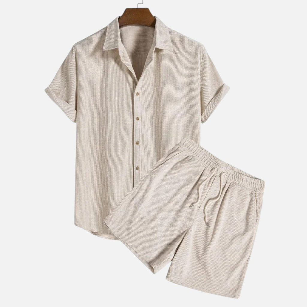 Sauvoire | Ensemble Homme 2 Pièces en Velours Côtelé Léger