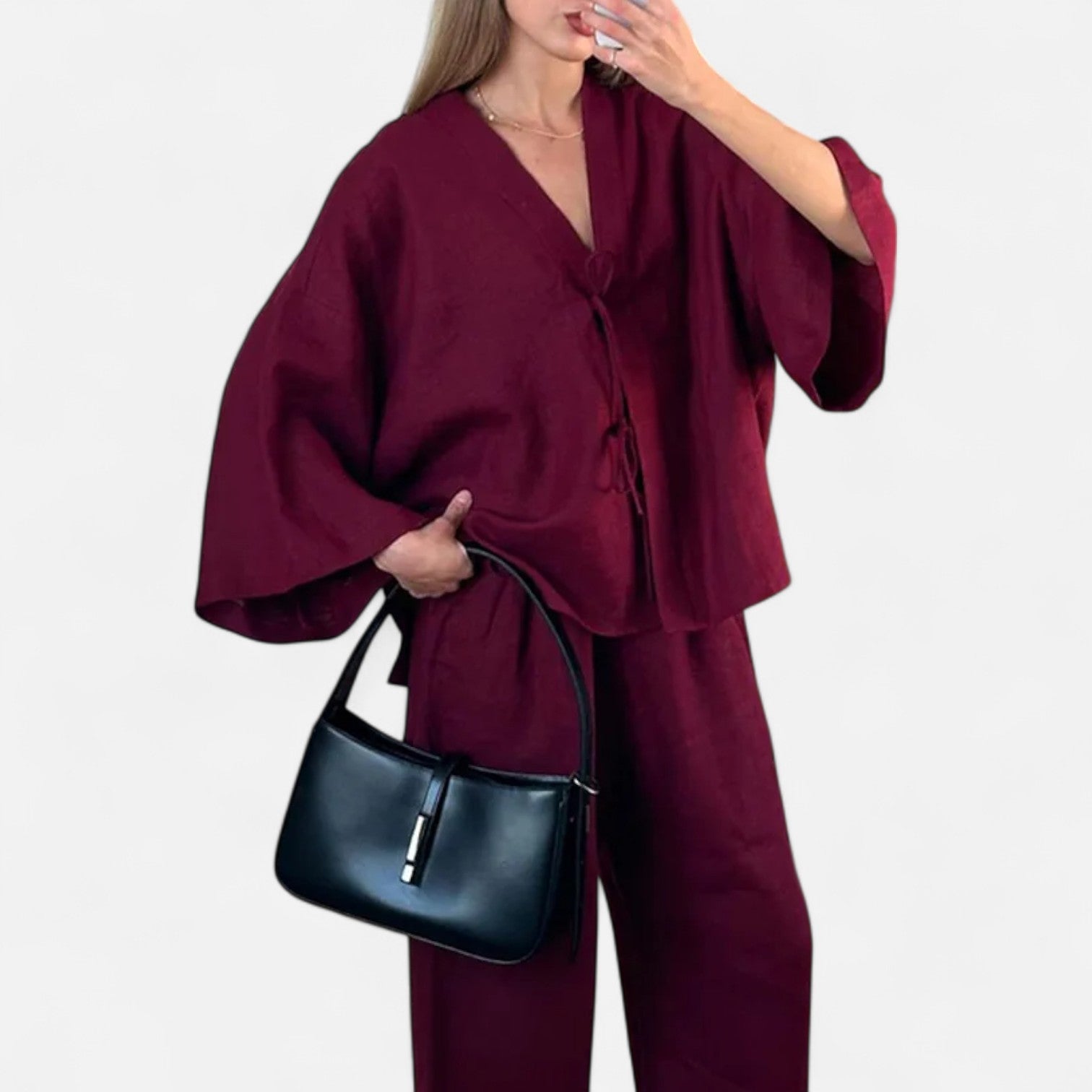 Sauvoire | Ensemble Femme 2 Pièces en Lin et Coton