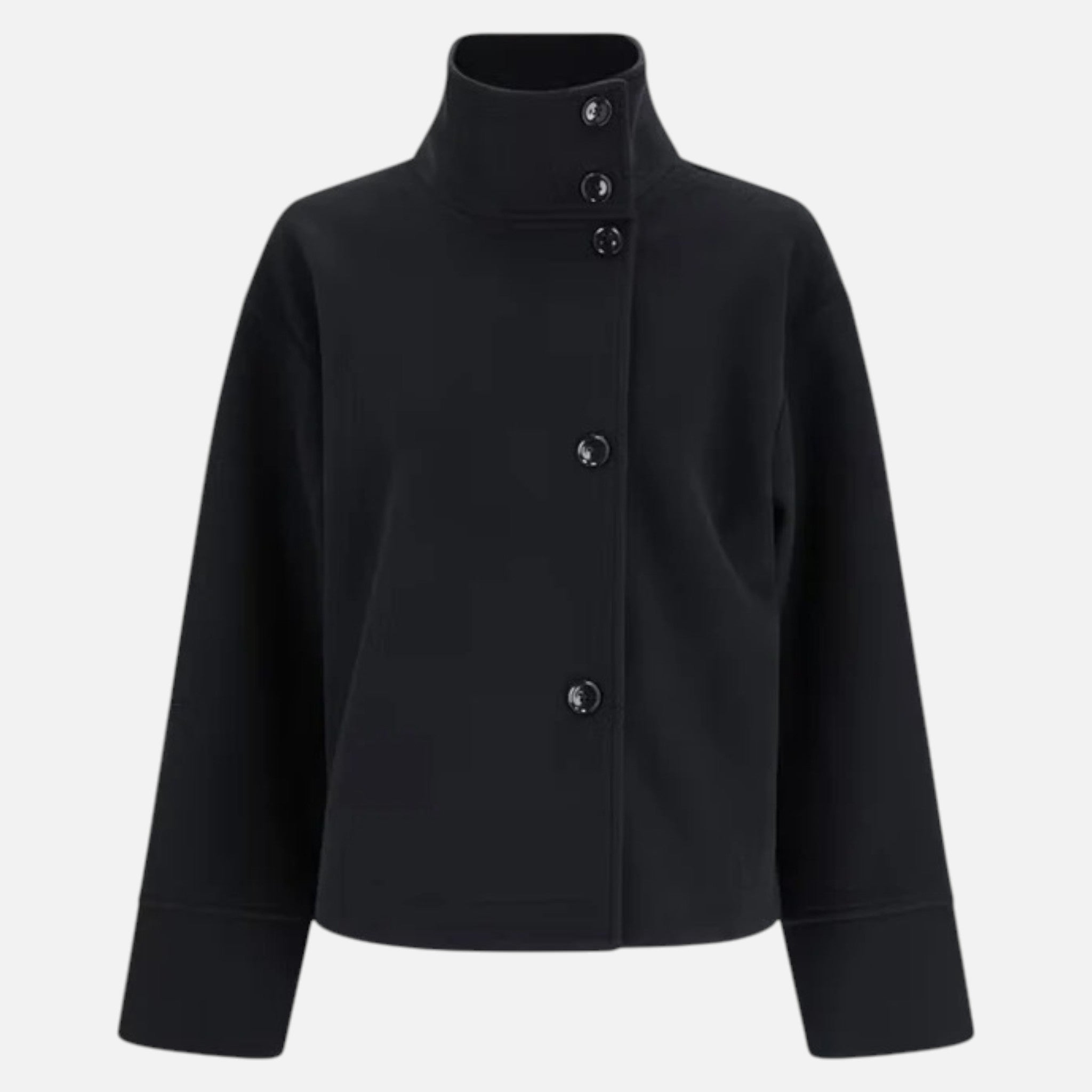 Sauvoire | Manteau femme Col Mao Laine Héritage