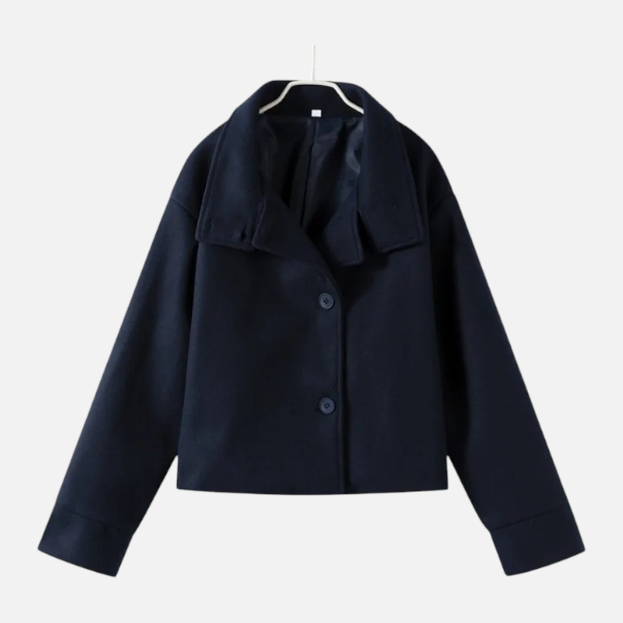 Sauvoire | Manteau femme Col Mao Laine Héritage