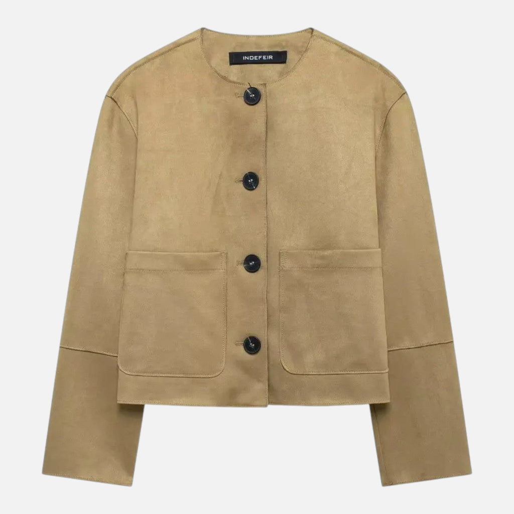 Sauvoire | Veste Varsity en Suédine