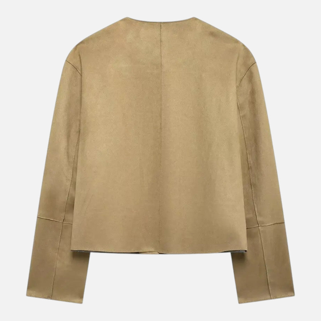 Sauvoire | Veste Varsity en Suédine