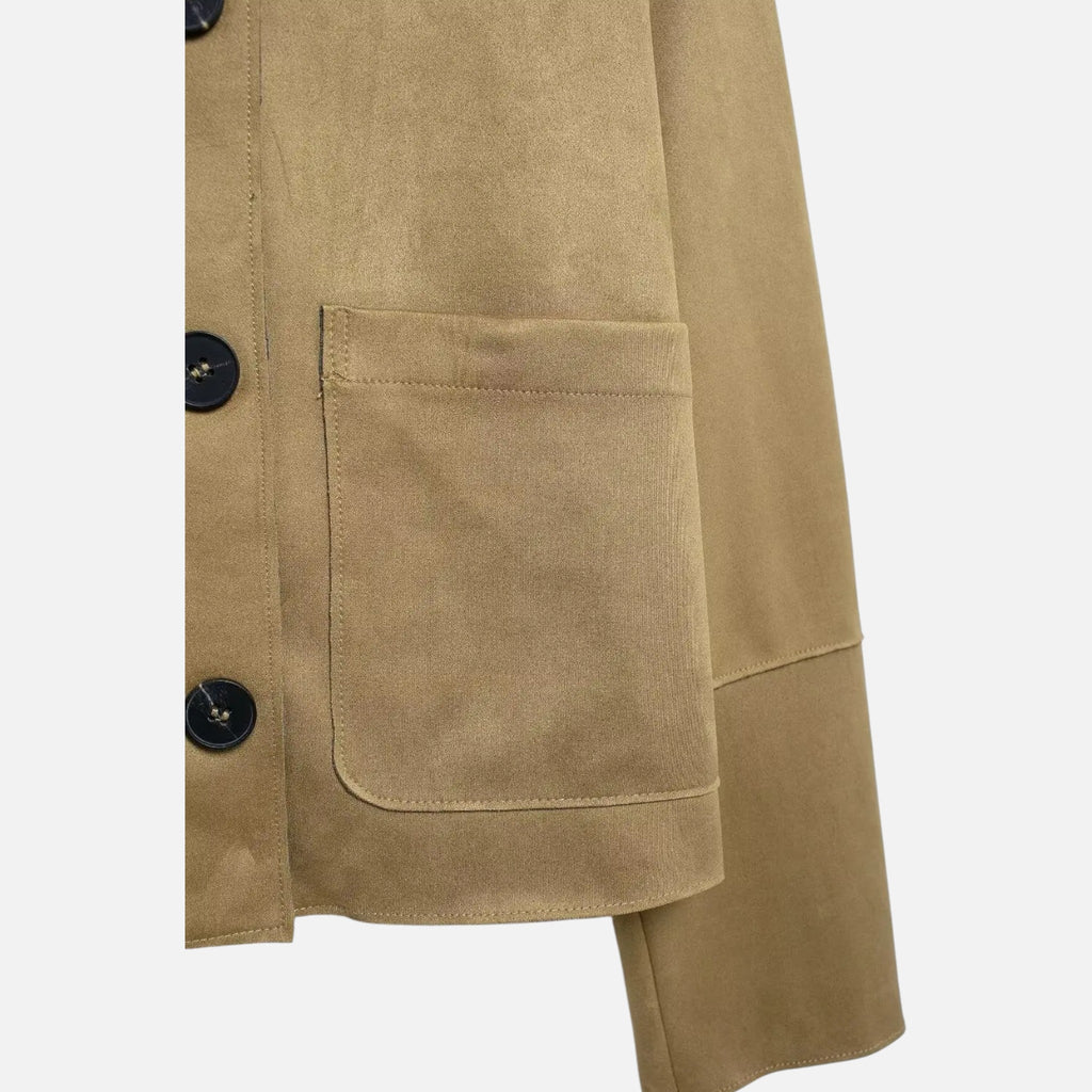 Sauvoire | Veste Varsity en Suédine