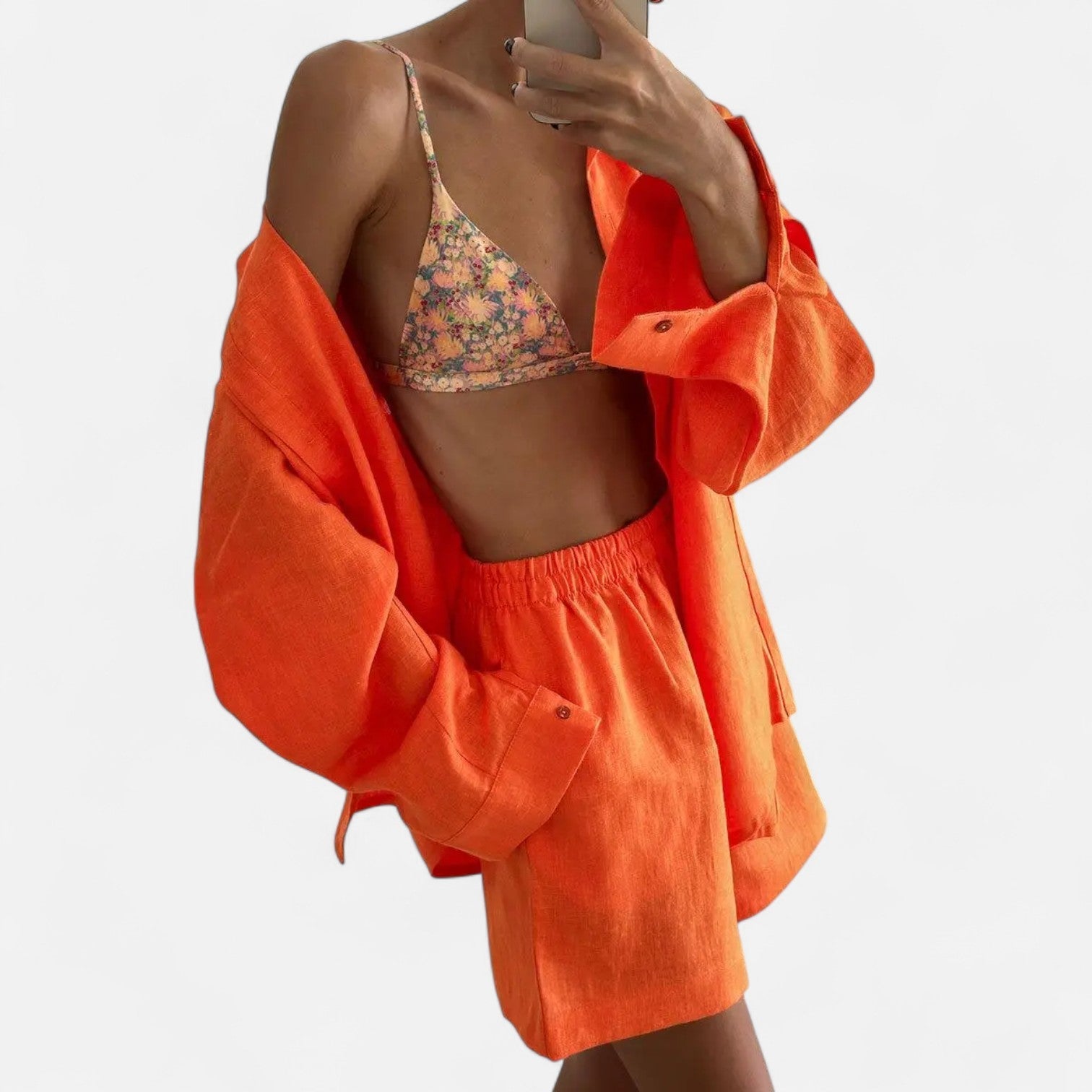 Sauvoire | Ensemble Femme 2 Pièces en Lin et Coton