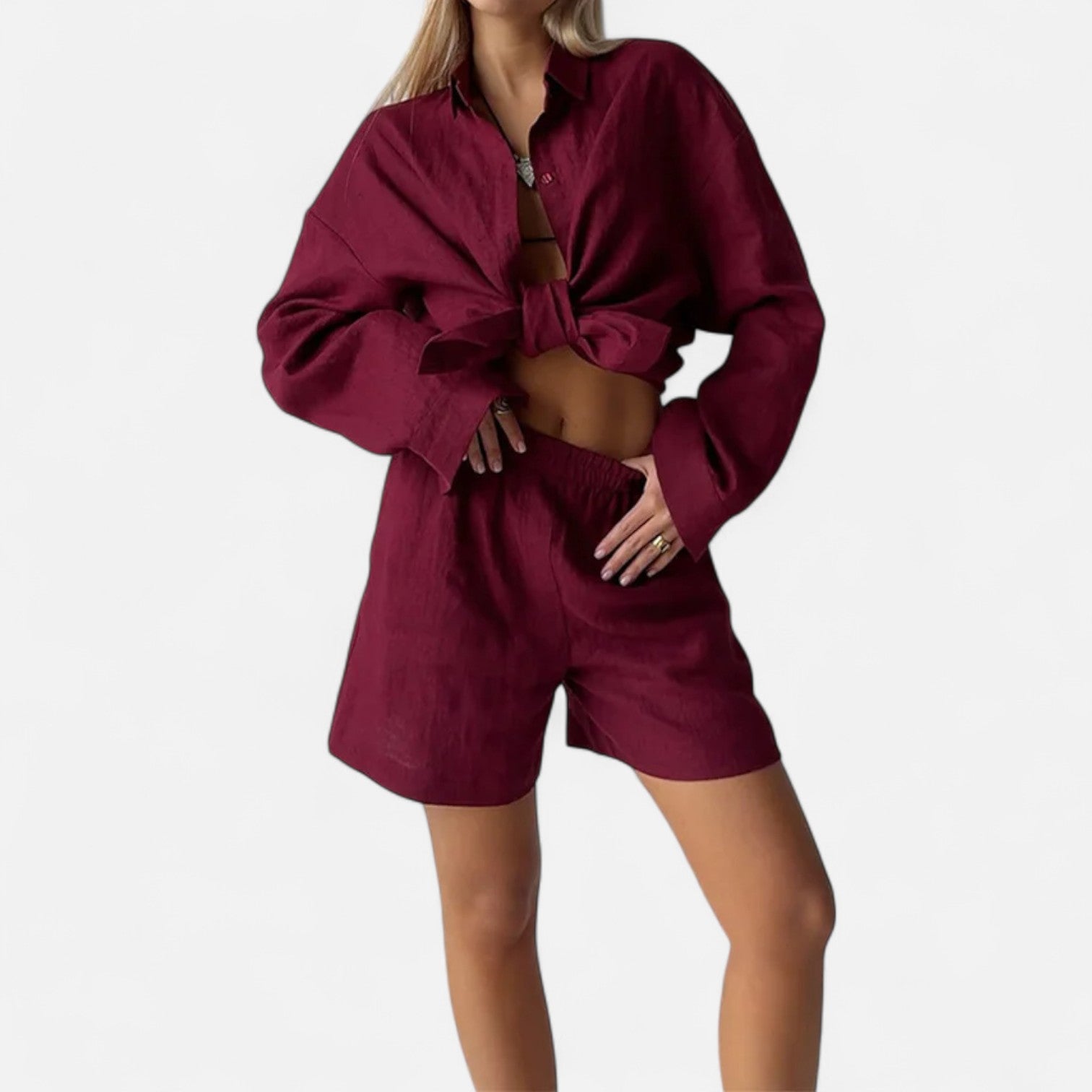 Sauvoire | Ensemble Femme 2 Pièces en Lin et Coton